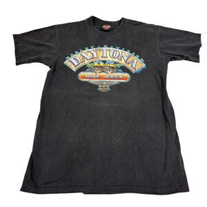 VTG 90s Harley Davidson Mens Size M Daytona Bike Week T-Shirt